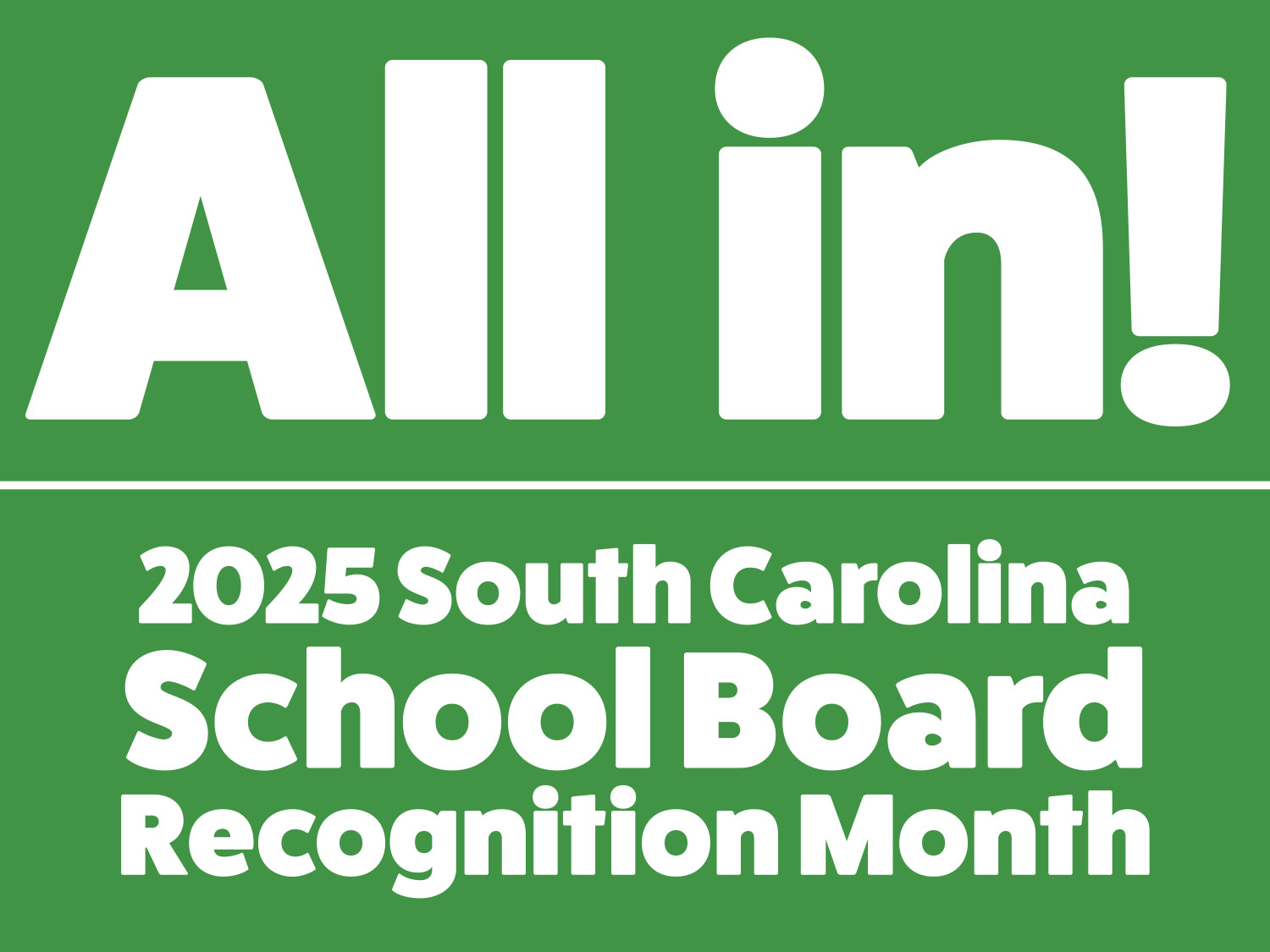 2025 SCHOOL BOARD RECOGNITION MONTH